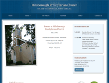 Tablet Screenshot of hillsboroughpres.org